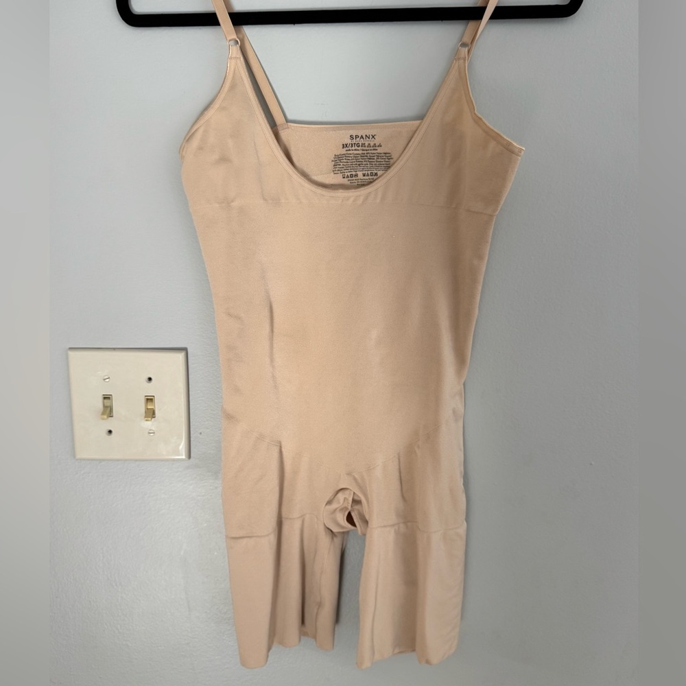 SPANX Beige Shapewear Bodysuit